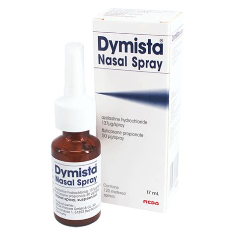 dymista spray nazal|Dymista Nasal Spray INSTRUCTION FOR USE 137 mci or gar。